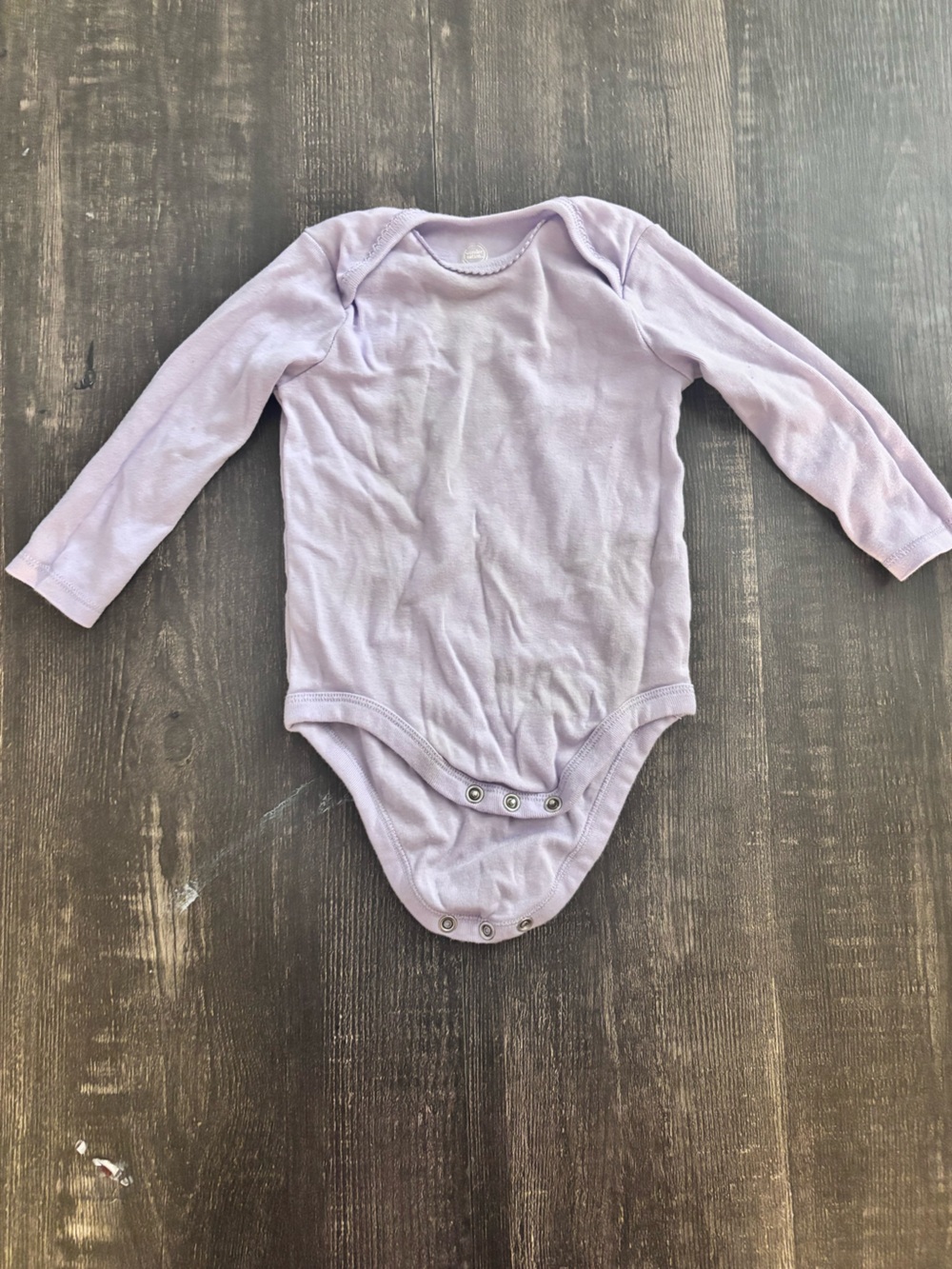 wonder nation Light Lavender Long-Sleeve Crew Neck Sweater Top